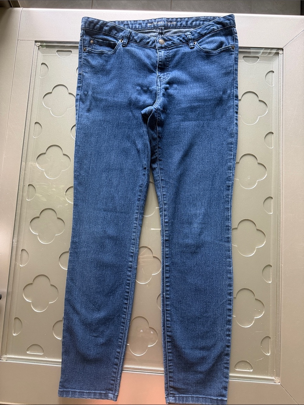 MICHAEL KORS Women's Mid-Rise Stretch Skinny Jeans Size 8 - Picture 7 of 15